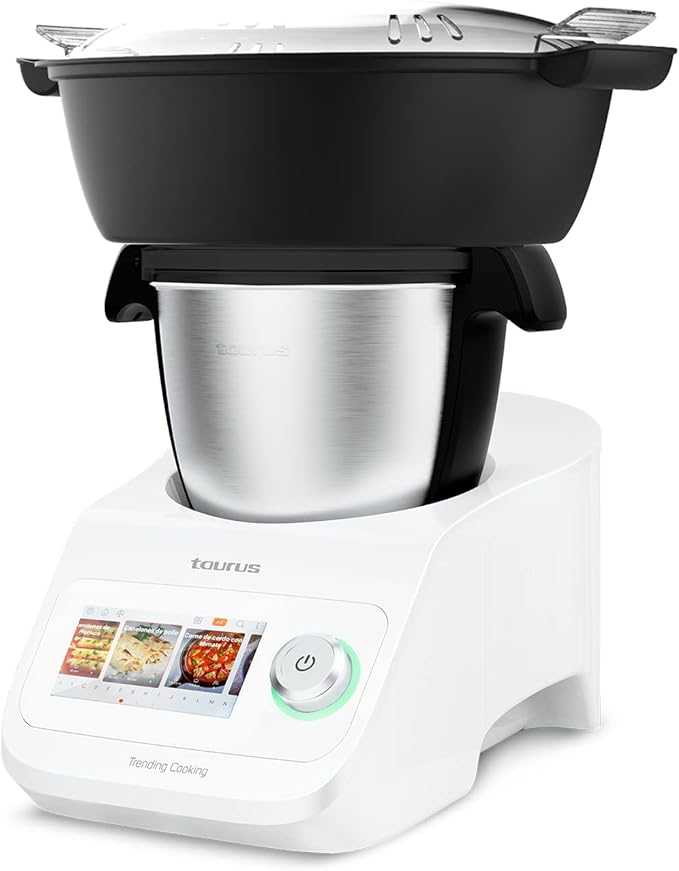 Procesador de alimentos multifuncional Taurus Trending Cooking con wifi 1600W