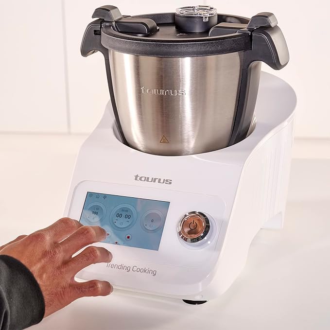 Procesador de alimentos multifuncional Taurus Trending Cooking con wifi 1600W