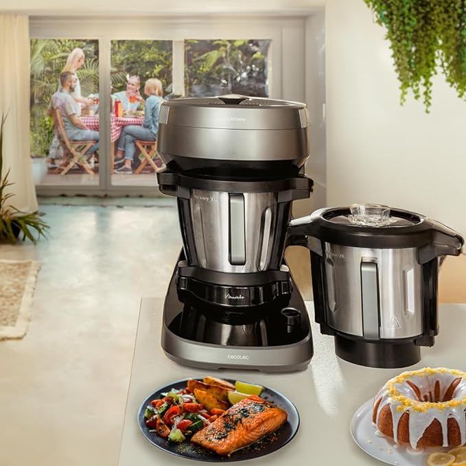 Robot multifunción Cecotec para la cocina con distribución de alimentos Mambo Cooking Total Gourmet.