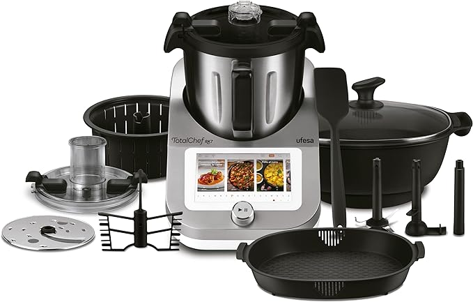 Procesador de alimentos multifunción Ufesa TotalChef RK7 Inteligente, WIFI, 30 funciones
