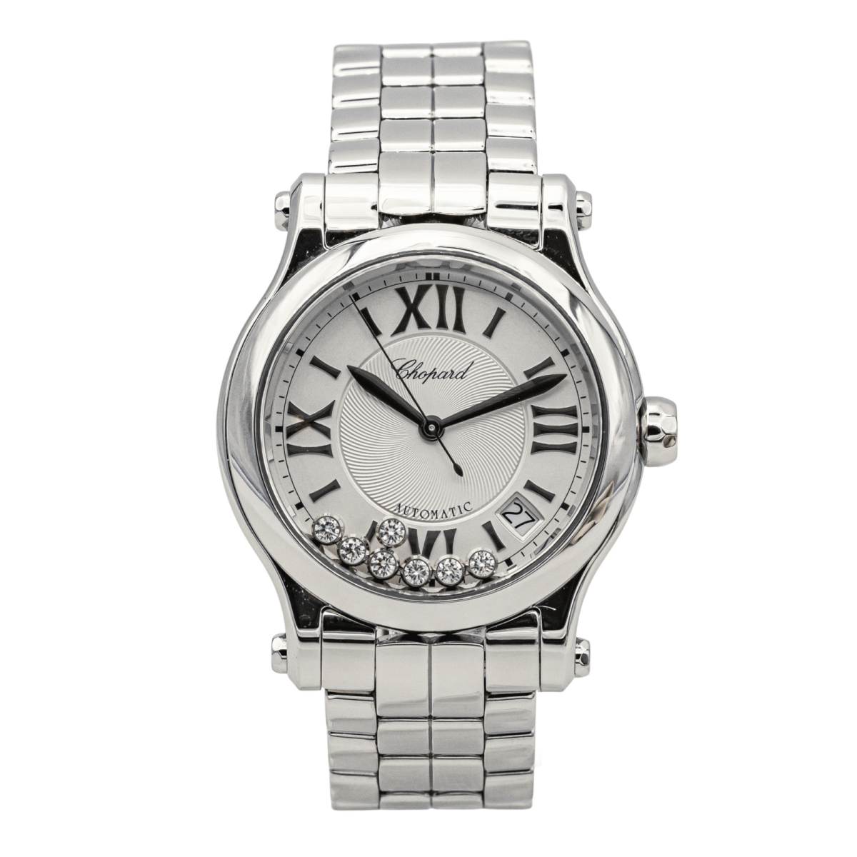 Reloj CHOPARD «Happy Sport» en acero, zafiro y diamante