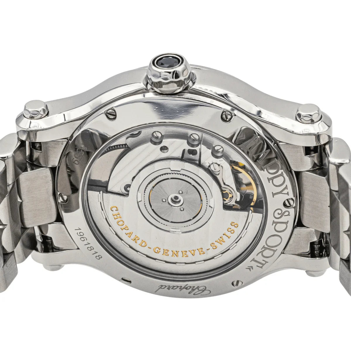 Reloj CHOPARD «Happy Sport» en acero, zafiro y diamante