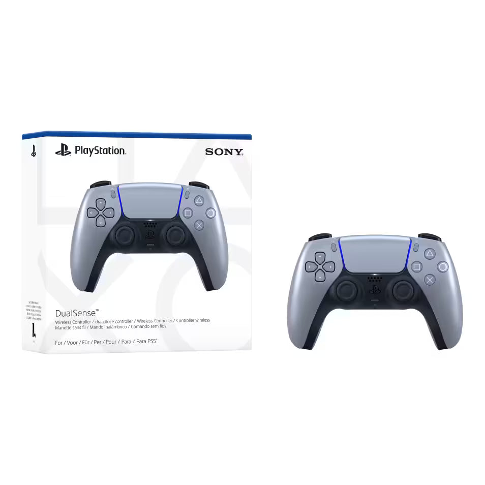 Sony DualSense Plata Bluetooth/USB Gamepad Analógico/Digital PlayStation 5