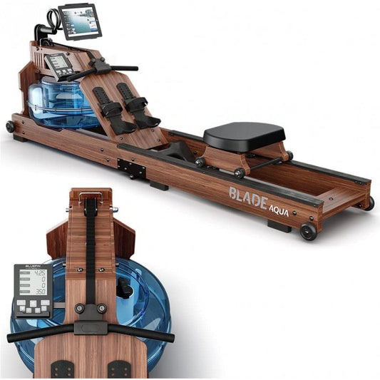 Máquina de remo hidráulica de madera Bluefin Fitness Blade Aqua W-1