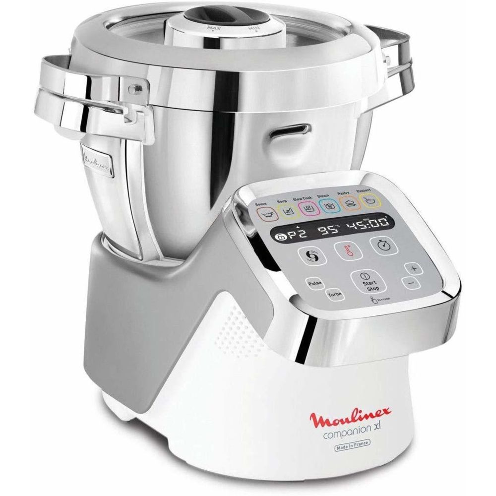 MOULINEX – Robot de cocina multifunción de 4,5 litros con 12 velocidades y 1550 W
