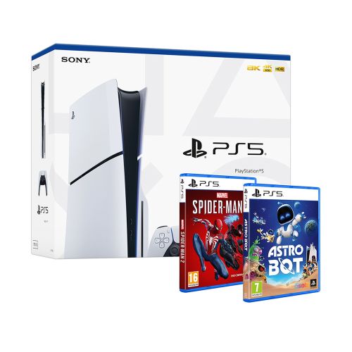 PLAY STATION PS5+SPIDERMAN2+ASTRO BOT