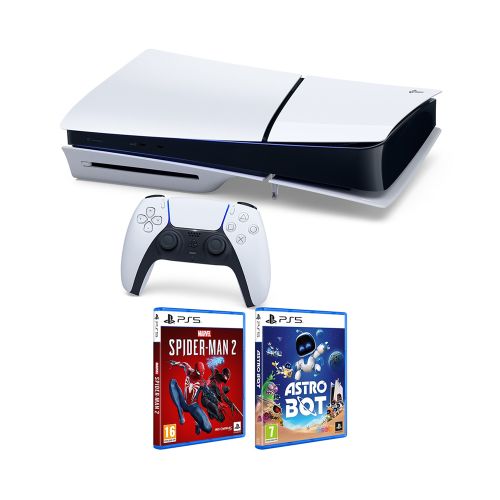 PLAY STATION PS5+SPIDERMAN2+ASTRO BOT