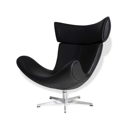 Sillón de diseño Emola Lounge Chair en Cuero italiano