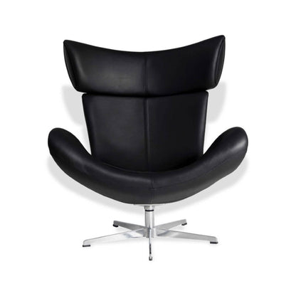 Sillón de diseño Emola Lounge Chair en Cuero italiano