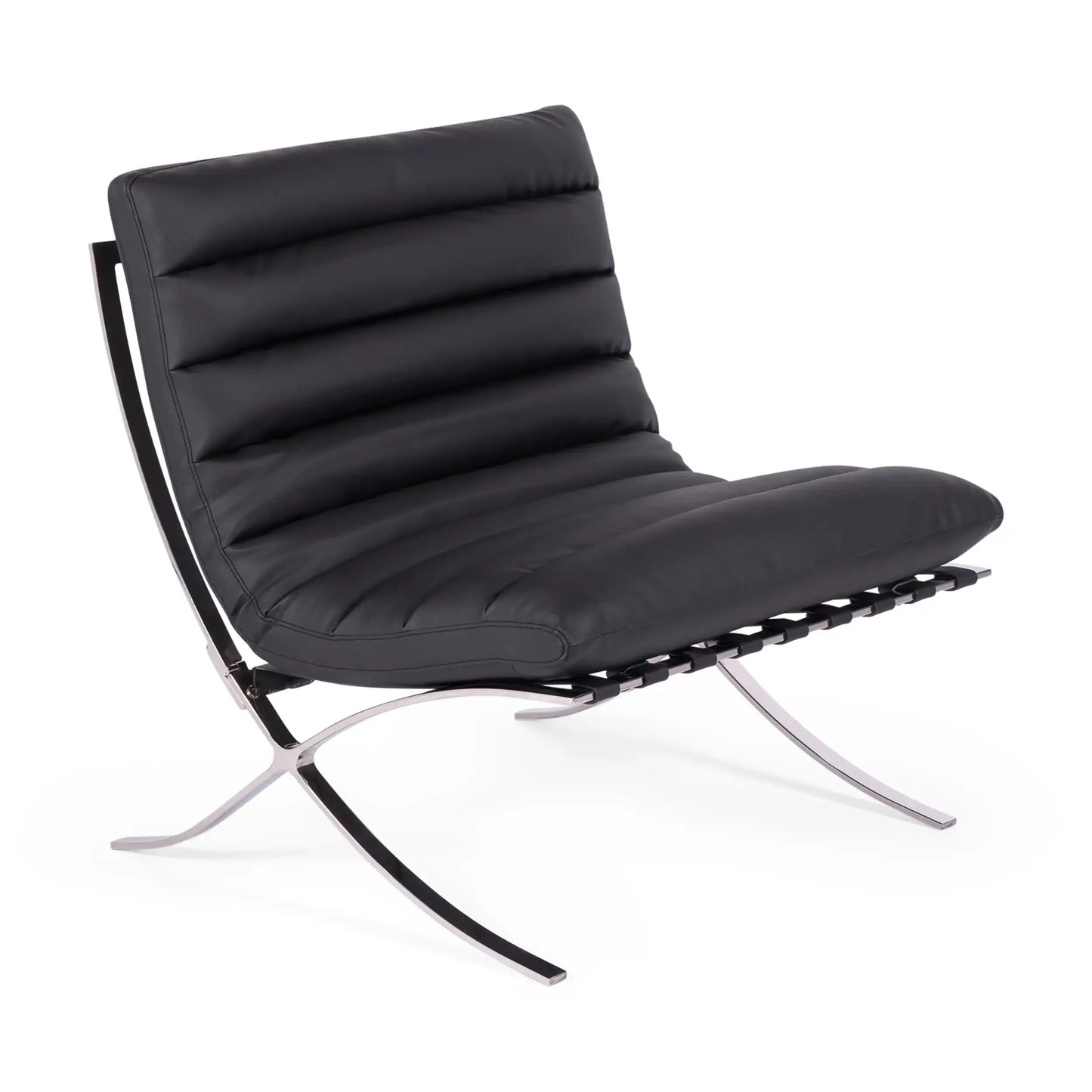 Fauteuil design en cuir synthétique – Madrid