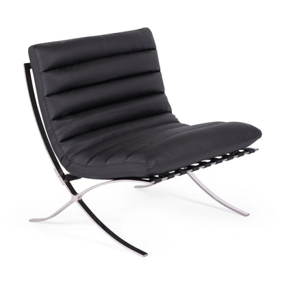Fauteuil design en cuir synthétique – Madrid