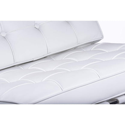Chaise Barcelona Chair HQ en Cuir Fleur Italien