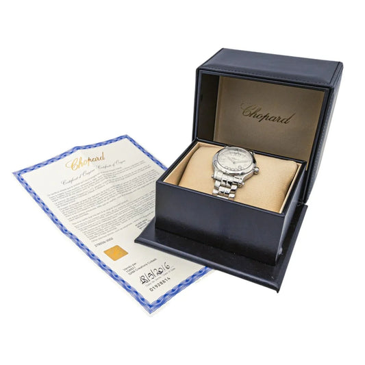 Reloj CHOPARD «Happy Sport» en acero, zafiro y diamante