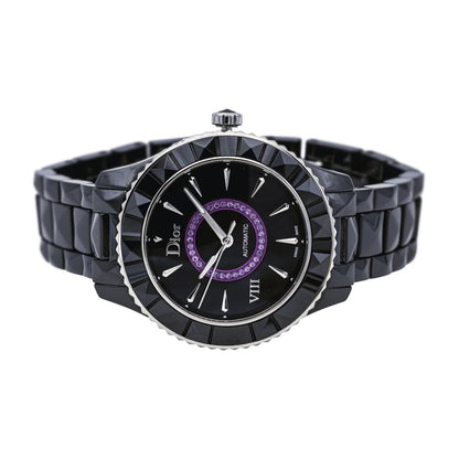 Reloj DIOR «VIII» de cerámica, zafiro y amatista