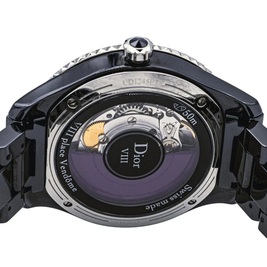 Reloj DIOR «VIII» de cerámica, zafiro y amatista