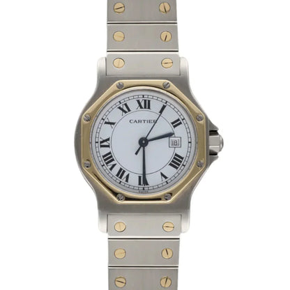 Reloj CARTIER «Santos» de oro amarillo y acero