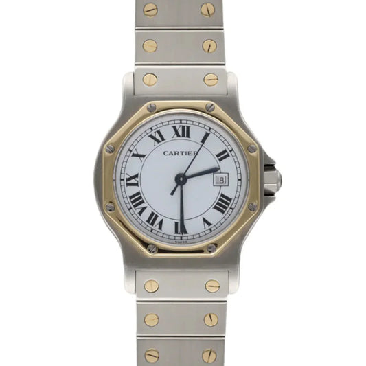 Reloj CARTIER «Santos» de oro amarillo y acero
