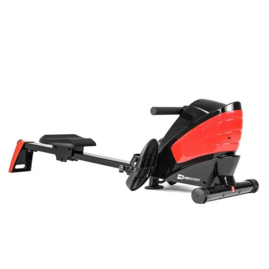 Máquina de remo plegable Hop-Sport HS-060R Cross: máquina de remo para interiores, tracción central, 8 niveles de resistencia, magnética