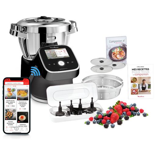 Procesador de alimentos MOULINEX I Companion Touch Pro XL Negro HF93D810