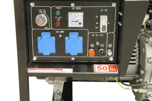 Grupo electrógeno diésel tipo abierto 230V 6kVA