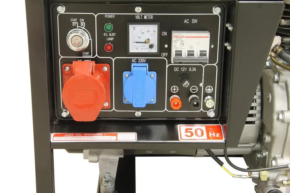 Diesel generator set open type 230V/400V 6kVA
