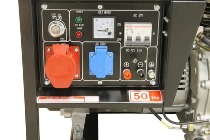 Diesel generator set open type 230V/400V 6kVA