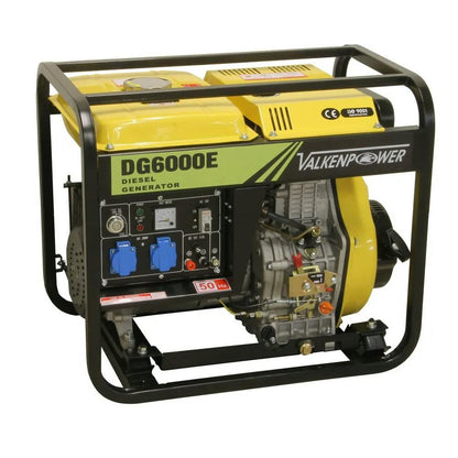Grupo electrógeno diésel tipo abierto 230V 6kVA