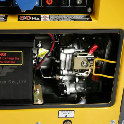 Grupo electrógeno diésel silenciado 230V 6kVA