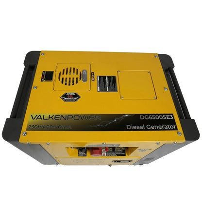 Grupo electrógeno diésel silenciado 230V/400V 6kVA